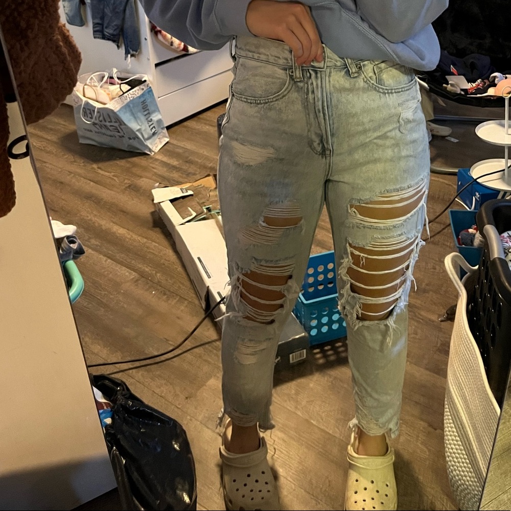 ae mom jeans